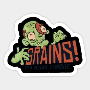 Cereals for the vegan zombie Sticker